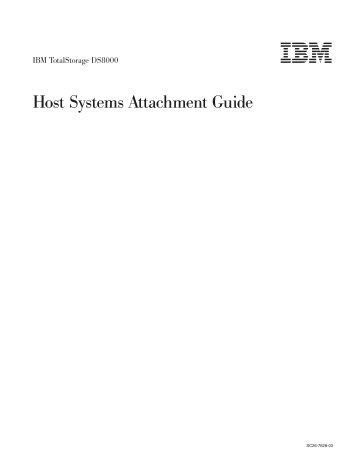 DS8000 Host Systems Attachment Guide - Ibm.