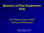 Behavior Of Plain Elastomeric Pads