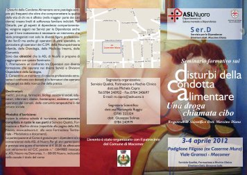 Brochure del seminario [file.pdf] - Asl Nuoro