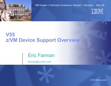 V55 z/VM Device Support Overview - z/VM - IBM