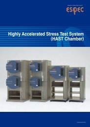 Highly Accelerated Stress Test System (HAST Chamber)
