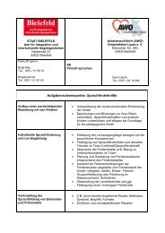 Aufgabenschwerpunkte: SprachfÃ¶rderkrÃ¤fte - RAA Bielefeld