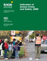 Indicators of School Crime and Safety: 2005: Supplemental Tables