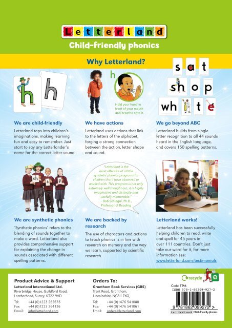 UK Education Catalogue 2013 - Letterland