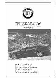 PARTS CATALOGUE - KLINIKA BMW