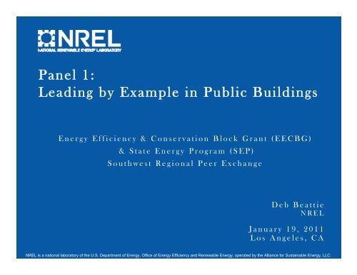 Leading by Example in Public Buildings - EERE - U.S. Department ...