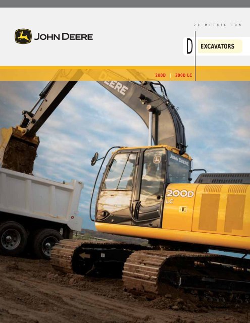 D EXCAVATORS - John Deere