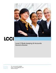 Level 2 Book-keeping and Accounts - Home - LCCI International ...