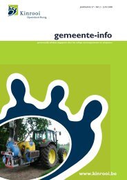 KAFT & INFO 06-2008 - Gemeente Kinrooi