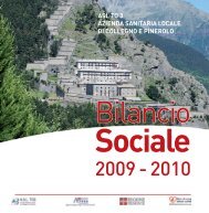 Bilancio Sociale anno 2009-2010 parte I - ASL TO3