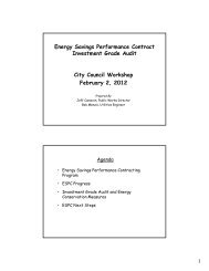 Investment Grade Audit Results PPT Handout 02.02.2012