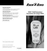 Print TBOS manual (ENG/sp) - Rain Bird