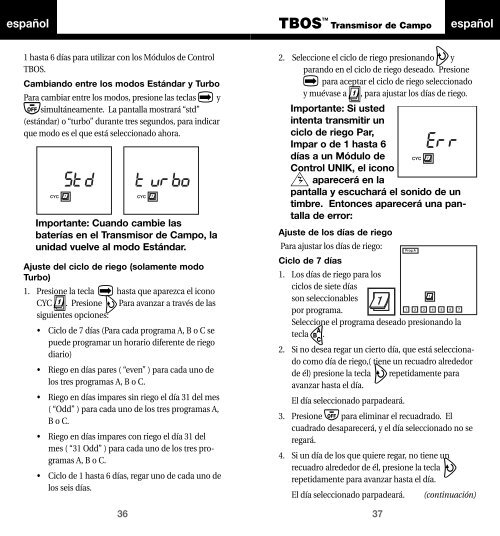 Print TBOS manual (ENG/sp) - Rain Bird