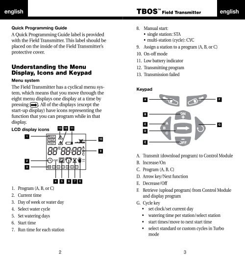 Print TBOS manual (ENG/sp) - Rain Bird