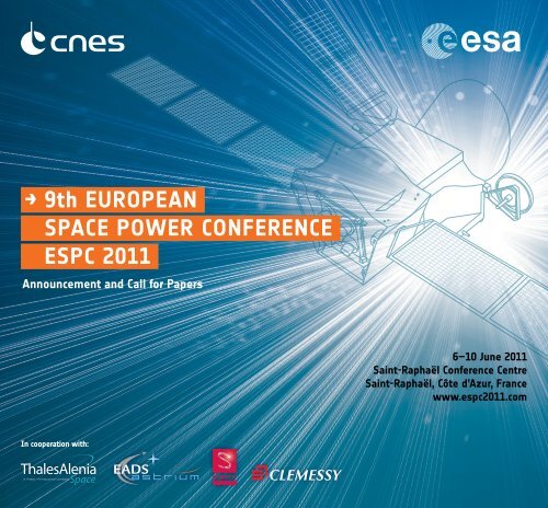 → 9th EUROPEAN SPACE POWER CONFERENCE ESPC 2011