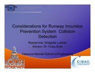 Considerations for Runway Incursion Prevention System Collision ...