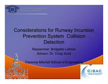 Considerations for Runway Incursion Prevention System Collision ...