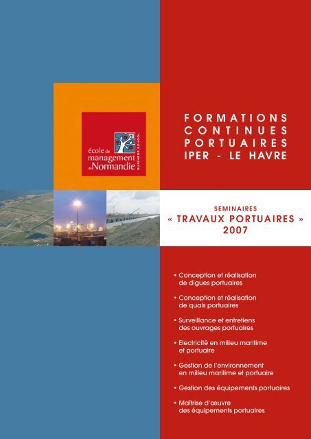 formations continuesportuaires iper - le havre - EM Normandie