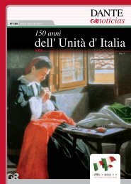 150 anni dell' unità d' Italia - Asociación Dante Alighieri