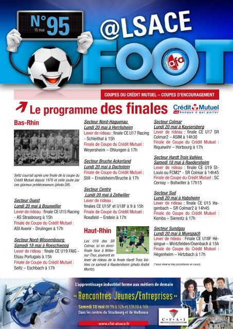 Alsace foot du 15 mai 2013