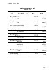 Merchandising Practice Test Answer Key - New Learner