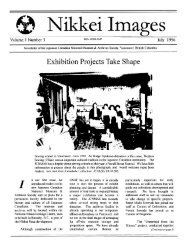 Volume 1 No. 3 (PDF) - Nikkei National Museum & Cultural Centre