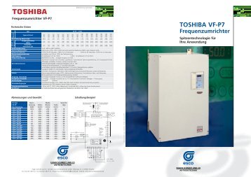 TOSHIBA VF-P7 - esco Antriebstechnik