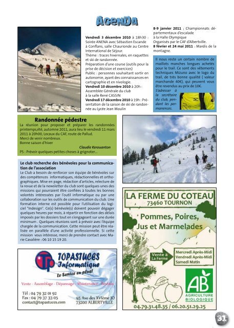 Suivant Sa Voie nÂ°74 - Club Alpin Francais - Albertville - Free