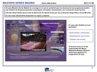 masters series madrid - IE. Multimedia Documentation