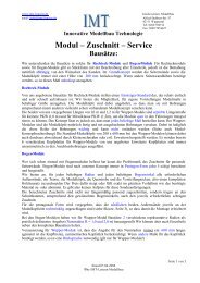 Modul-Zuschnitt-Service (Beispiel: Wupper-Module) - IMT