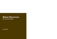 Masan Resources - Masan Group