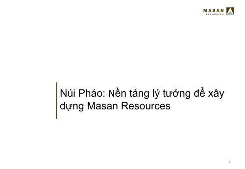 Masan Resources - Masan Group