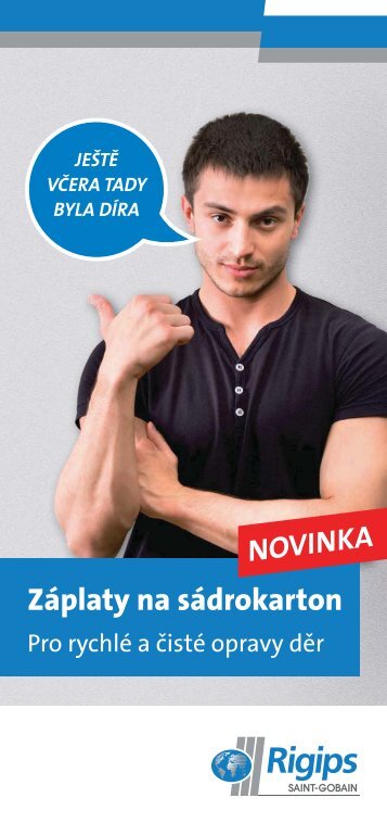 ZÃ¡platy na sÃ¡drokarton - Rigips