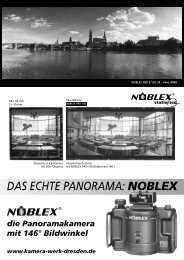 NEU NOBLEX 150 FS Flyer - KAMERA WERK DRESDEN GmbH