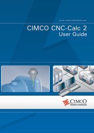 CIMCO CNC-Calc 2 - User Guide with tutorials 1-10