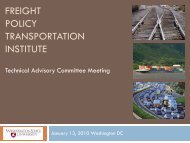 FREIGHT POLICY TRANSPORTATION INSTITUTE