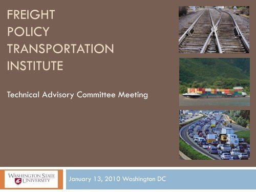 FREIGHT POLICY TRANSPORTATION INSTITUTE