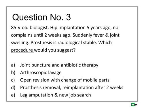 3 months! - Septische Chirurgie