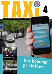 TAXI nr 4 - Norges Taxiforbund