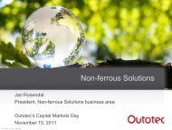 Non-ferrous Solutions - Outotec