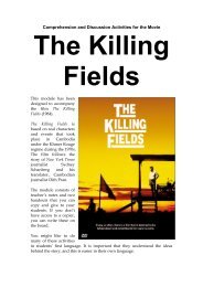 The Killing Fields - The Curriculum Project