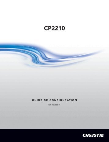 projecteur CP2210 - Projectionniste.net