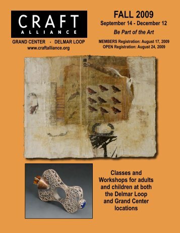 Fall Class 09 Catalog - Craft Alliance