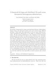 A framework for large-scale distributed AI search across ...