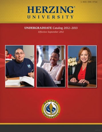UNDERGRADUATE Catalog 2012â2013 - Herzing University