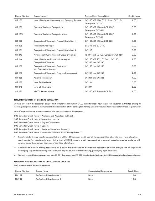 UNDERGRADUATE Catalog 2012â2013 - Herzing University