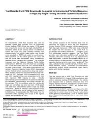 Test Results: Ford PCM Downloads Compared to Instrumented