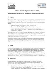 Guidance Notes for Control and Management of National Operations
