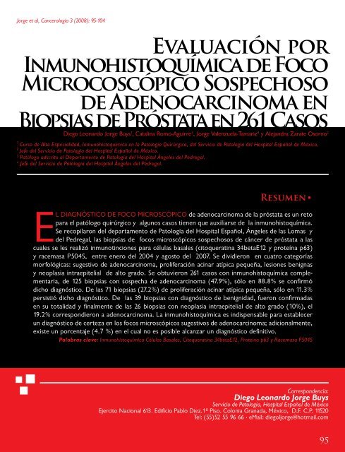 biopsia de próstata con tinción de eosina