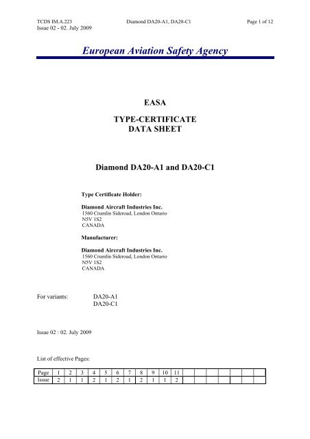 european type certificate